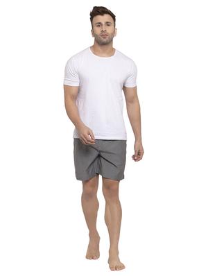 grey solid boxer - 17369449 - Standard Image - 4