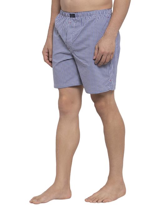 blue checkered boxer - 17369463 - Standard Image - 1