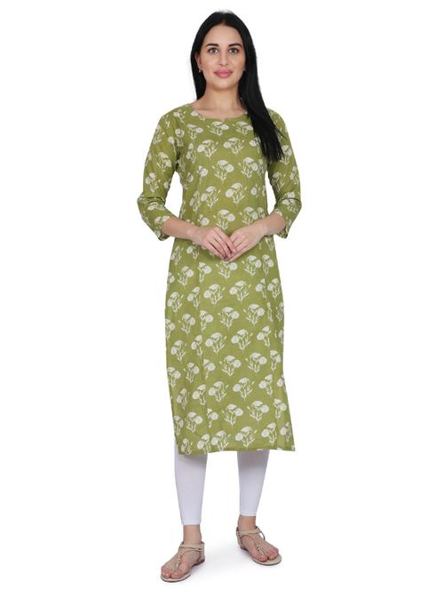 floral straight kurta - 17369754 - Very Small Image - 1