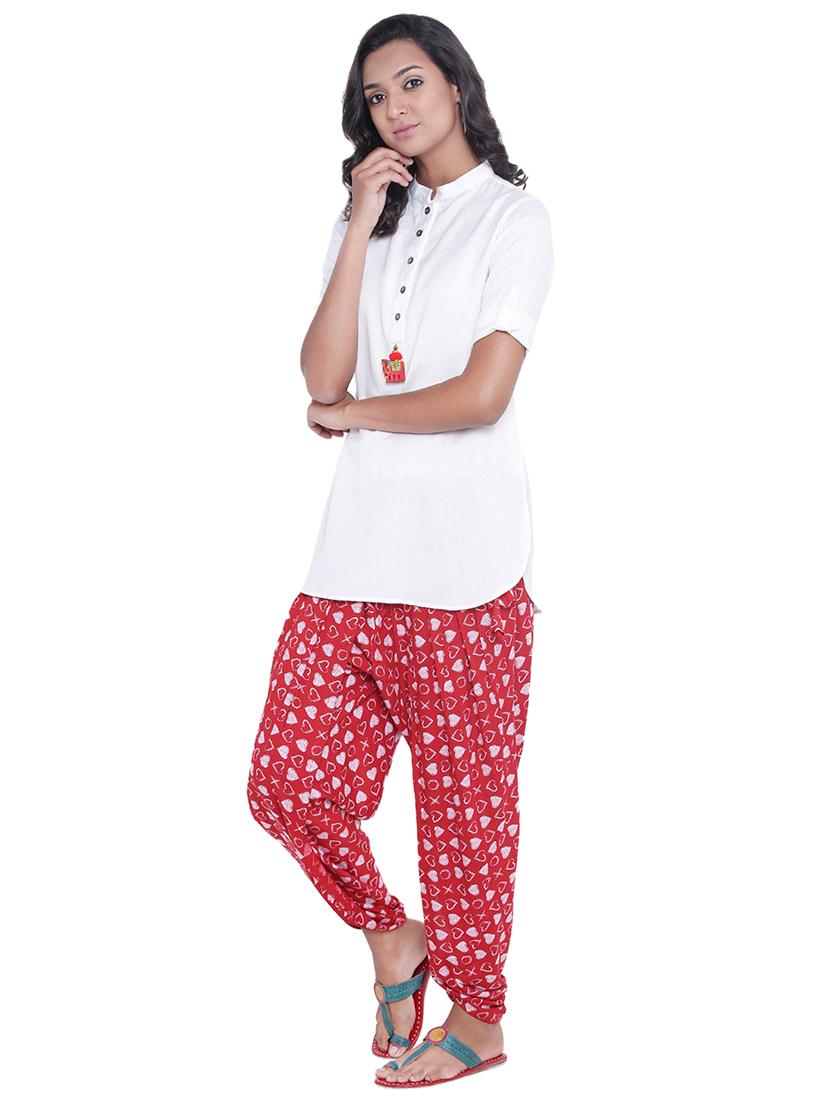 solid straight kurti - 17370102 - Zoom Image - 2
