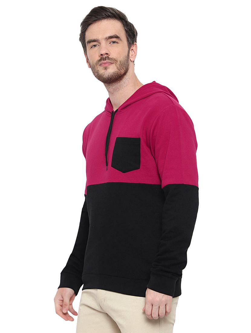multi color block cut & sew sweatshirt - 17370149 - Zoom Image - 2