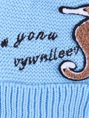 light blue wool cap - 17370502 - Standard Image - 3