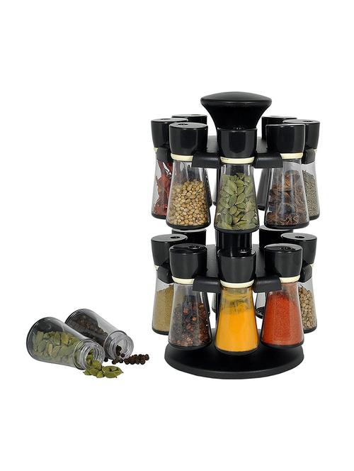 plastic spice rack with 16 piece jar's (pack of 1) - 17370705 - Very Small Image - 1