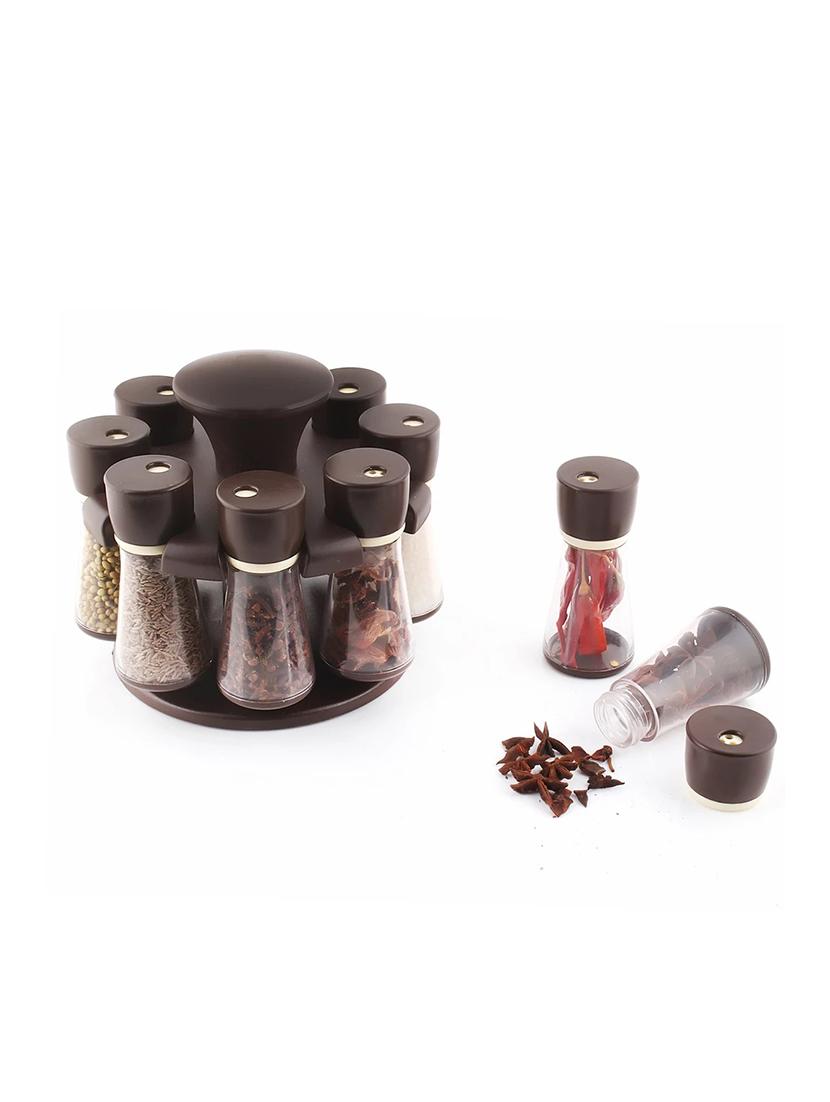 plastic spice rack with 8 piece jar's (pack of 1) - 17370708 - Zoom Image - 1