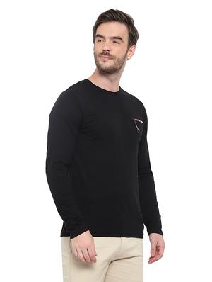 black solid pocket t-shirt - 17371189 - Standard Image - 2