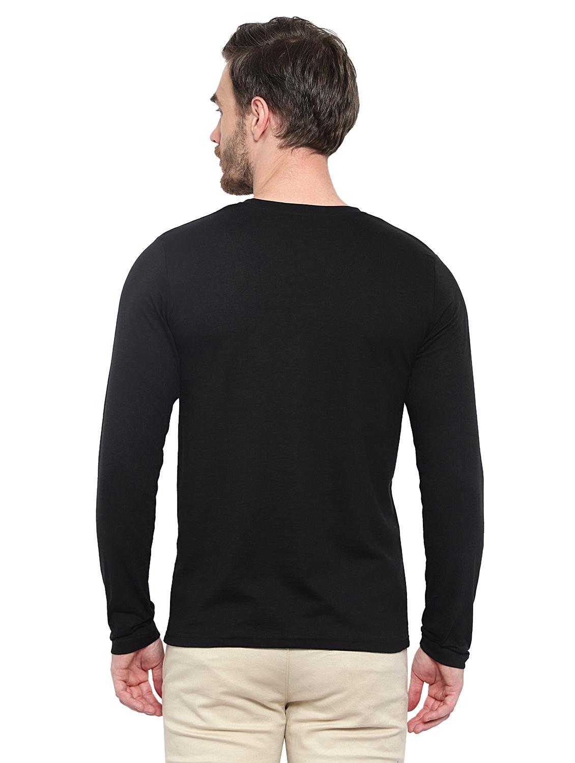 black solid pocket t-shirt - 17371189 - Zoom Image - 4