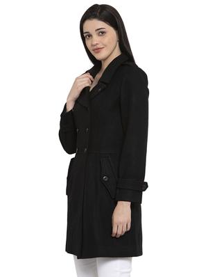 double breasted trench/overcoat coat - 17371304 - Standard Image - 2