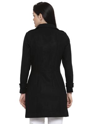 double breasted trench/overcoat coat - 17371304 - Standard Image - 3