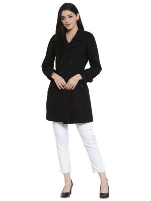 double breasted trench/overcoat coat - 17371304 - Standard Image - 4