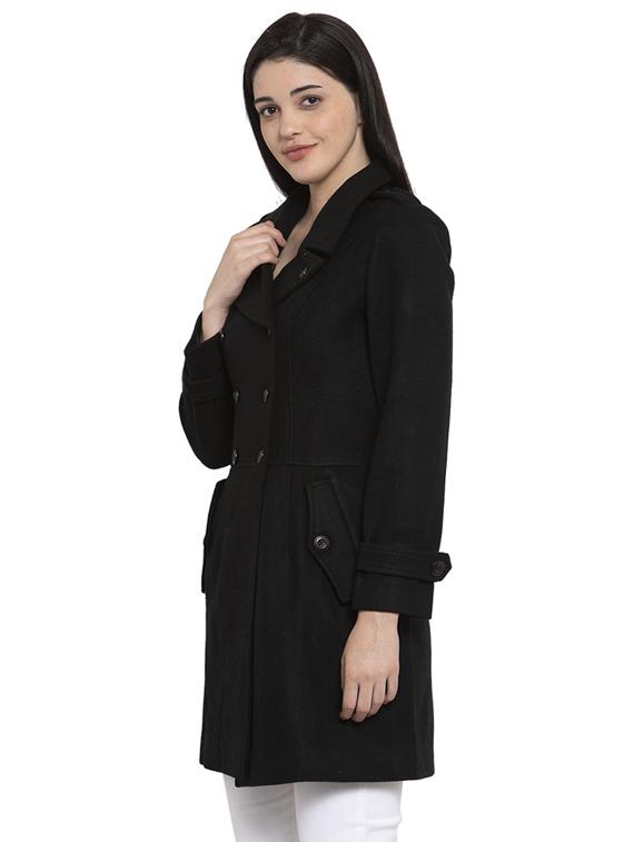 double breasted trench/overcoat coat - 17371304 - Zoom Image - 2