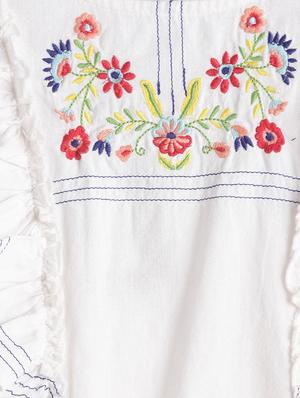 white cotton regular tops & tee - 17371469 - Standard Image - 3