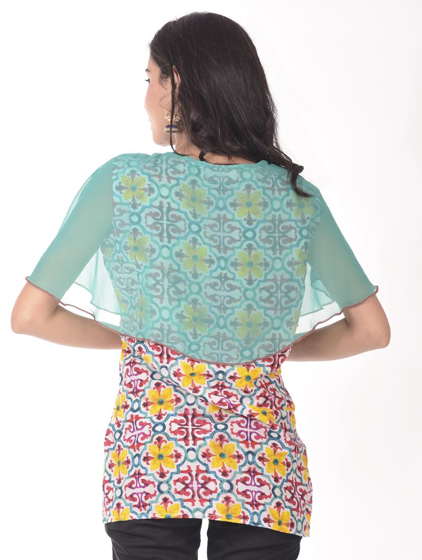 printed straight kurti - 17371523 - Zoom Image - 3