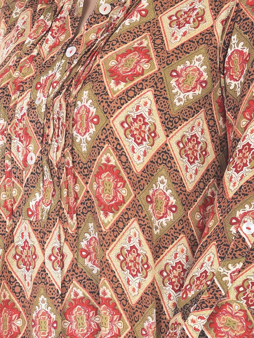 printed straight kurti - 17371525 - Zoom Image - 4