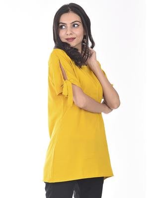 solid straight kurti - 17371526 - Standard Image - 2