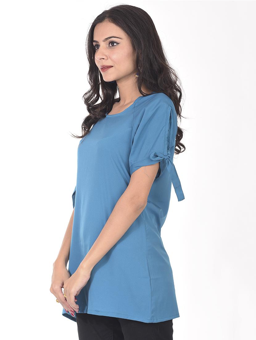 solid straight kurti - 17371528 - Zoom Image - 1
