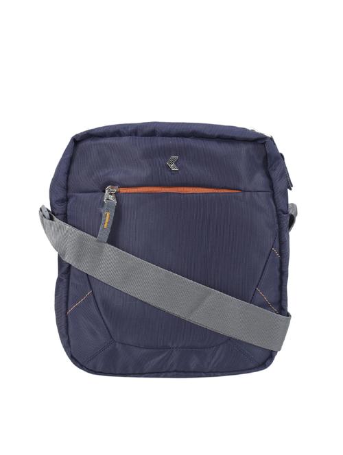 blue canvas regular messengerbag - 17372007 - Standard Image - 1