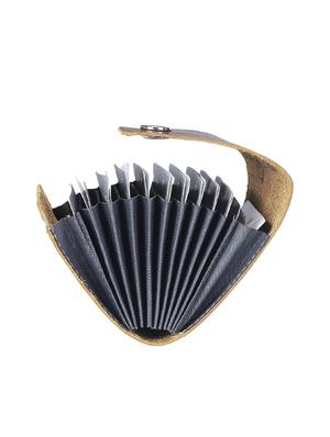 brown leather card holder - 17372010 - Standard Image - 3