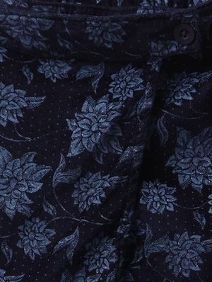blue velvet aline skirt - 17372323 - Standard Image - 3