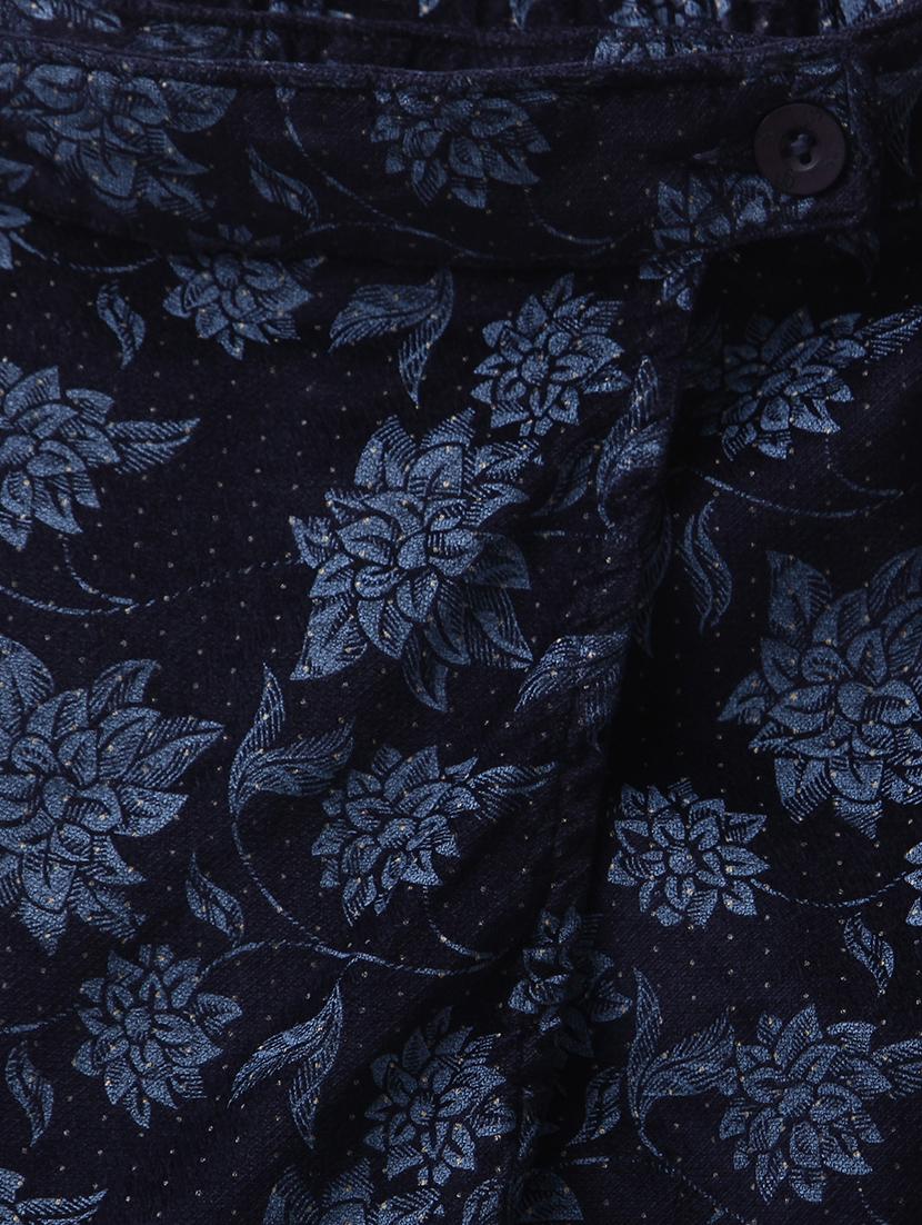 blue velvet aline skirt - 17372323 - Zoom Image - 3