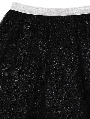 black embellished skirt - 17372324 - Standard Image - 3