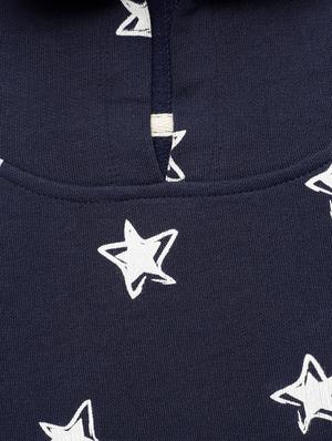 navy blue cotton sweatshirt - 17372367 - Standard Image - 4