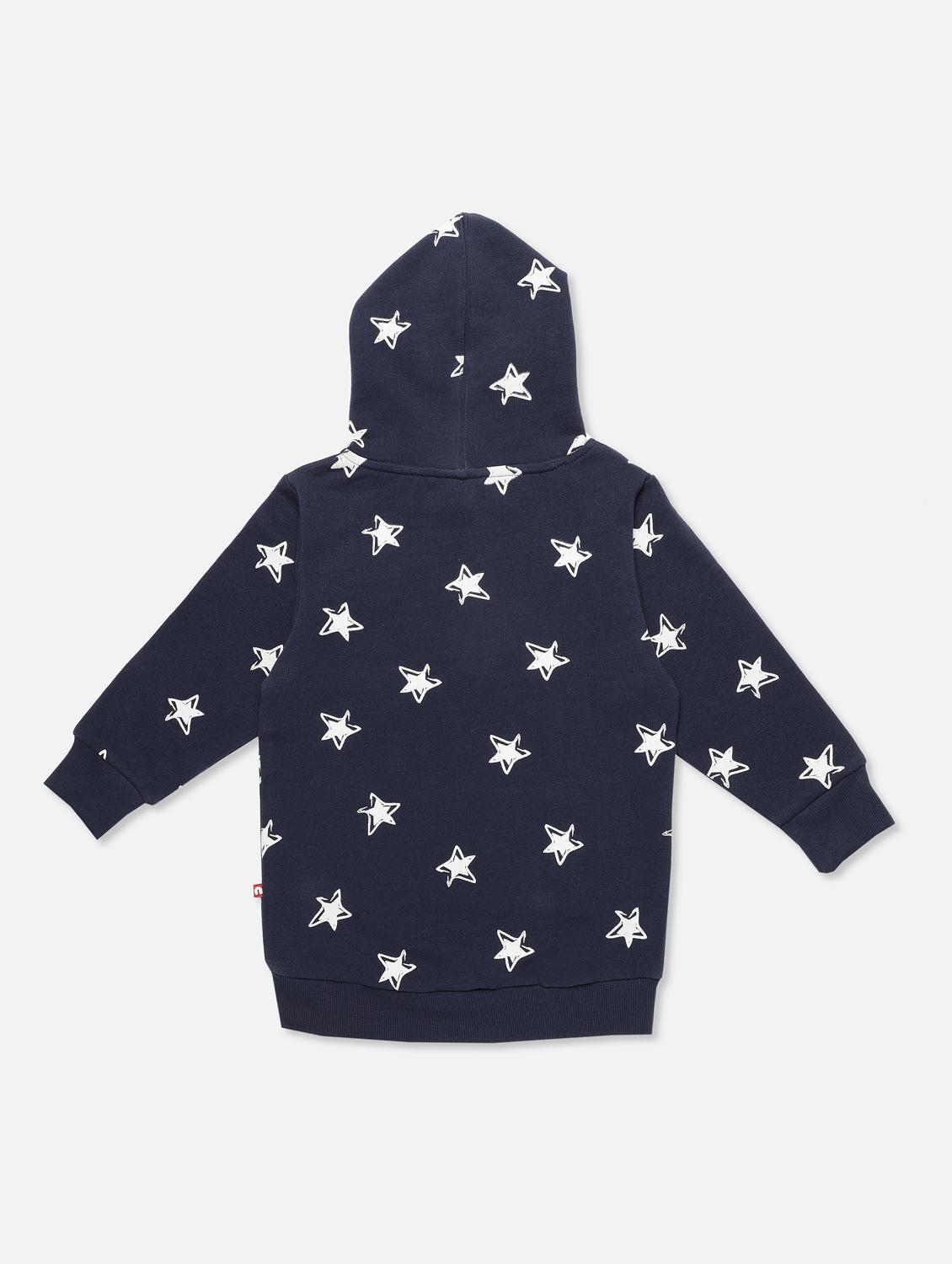 navy blue cotton sweatshirt - 17372367 - Zoom Image - 2