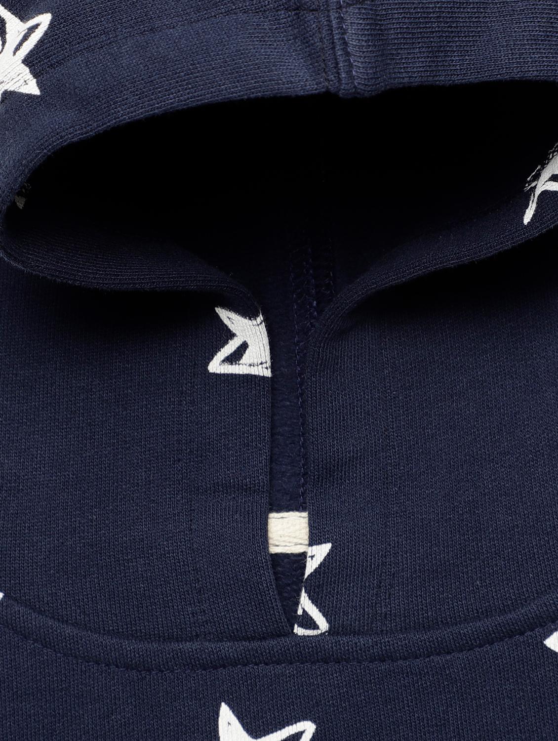 navy blue cotton sweatshirt - 17372367 - Zoom Image - 3