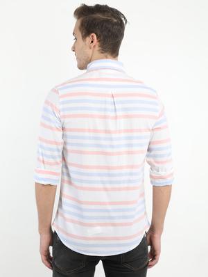 white striped casual shirt - 17372556 - Standard Image - 3