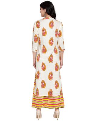 printed kurta palazzo set - 17372568 - Standard Image - 3