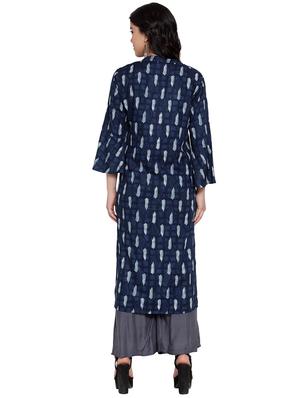 printed kurta palazzo set - 17372572 - Standard Image - 4