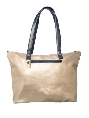 beige leather regular tote - 17372659 - Standard Image - 2