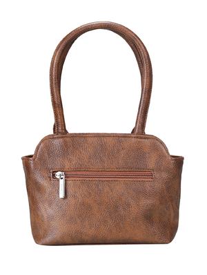 brown leather regular tote - 17372665 - Standard Image - 2