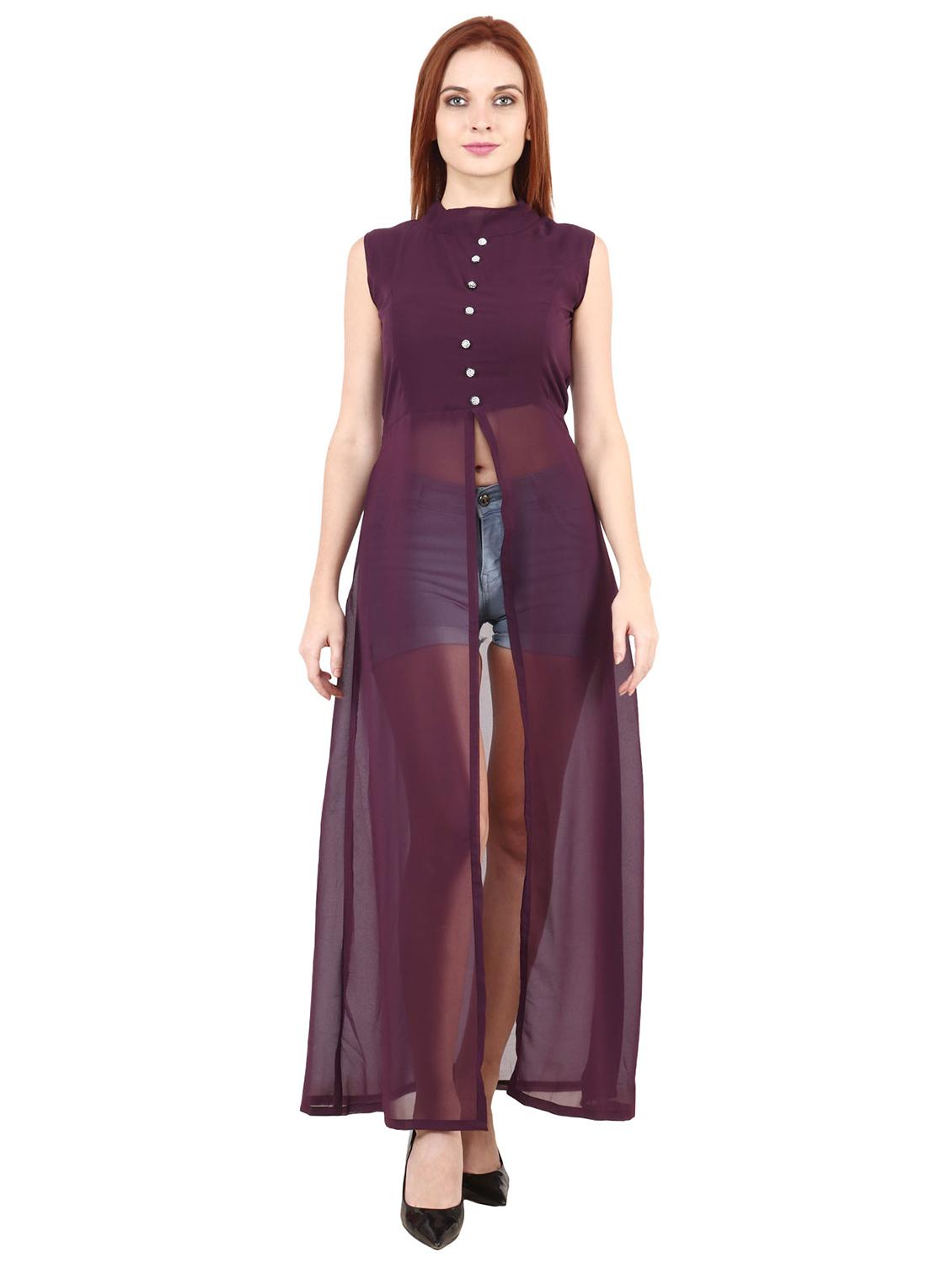 tie back belted tunic - 17372920 - Zoom Image - 1