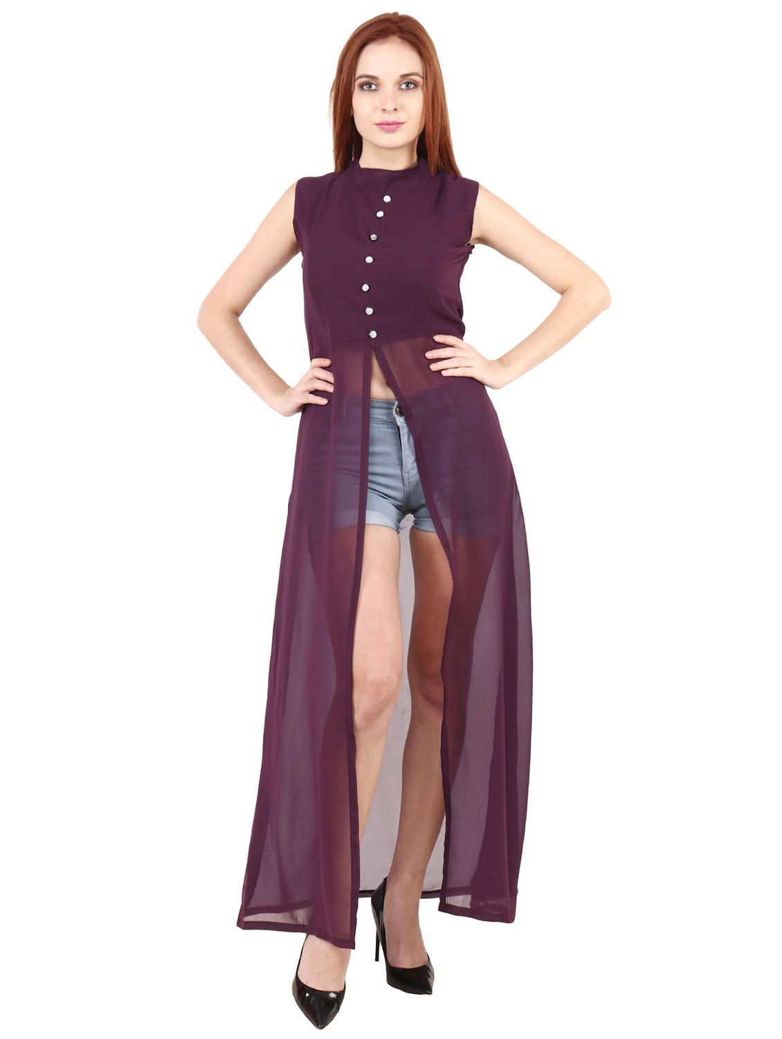tie back belted tunic - 17372920 - Zoom Image - 4