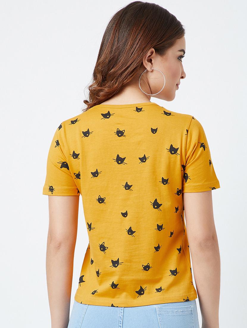 round neck printed tee - 17372971 - Zoom Image - 3
