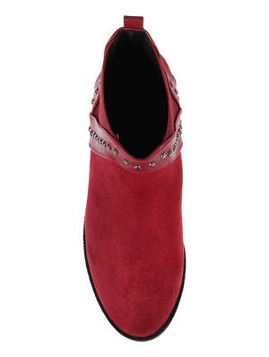 maroon slip on ankle boots - 17373204 - Standard Image - 4