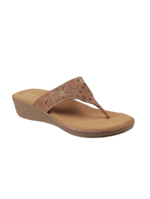 brown slip on sandal - 17373507 - Standard Image - 1