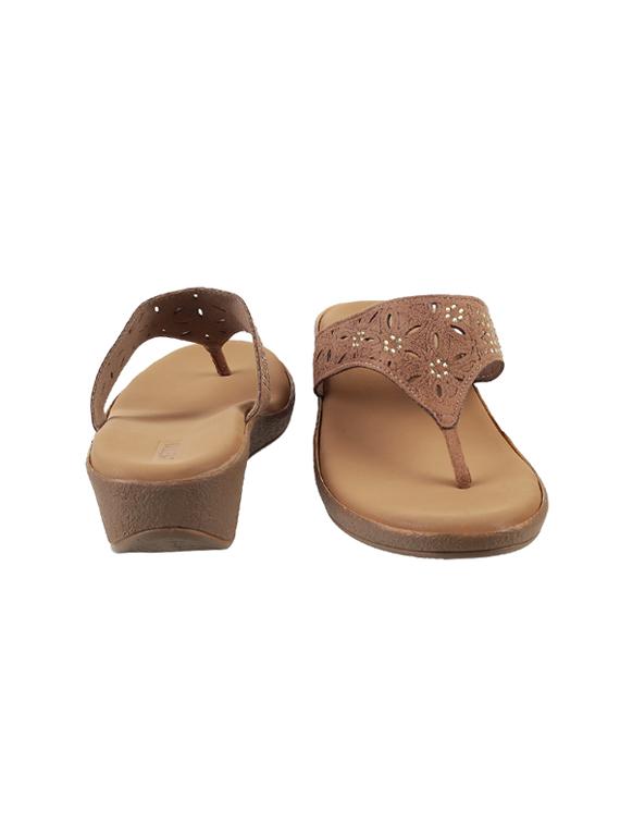 brown slip on sandal - 17373507 - Zoom Image - 2
