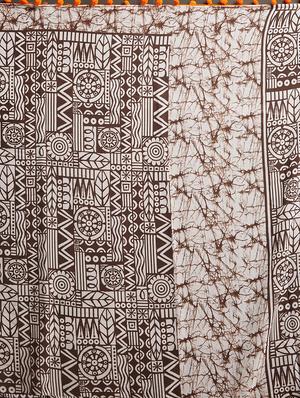 beige sequence saree with blouse - 17373837 - Standard Image - 5
