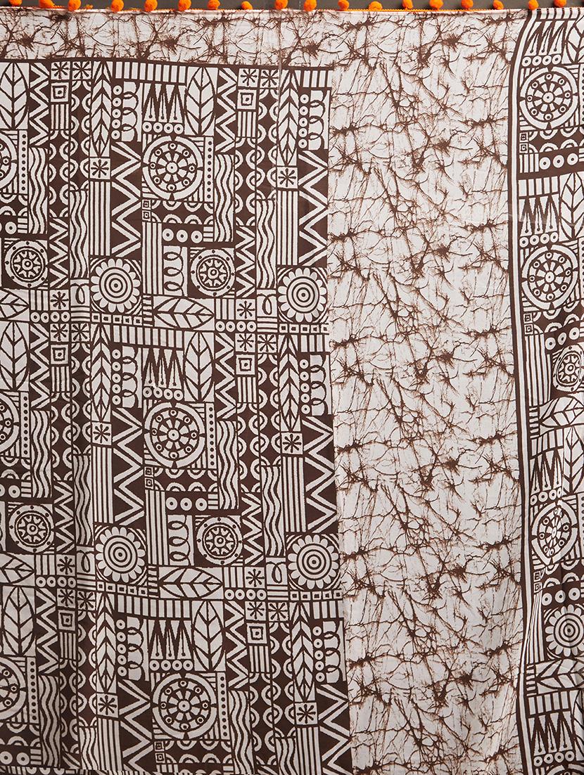 beige sequence saree with blouse - 17373837 - Zoom Image - 5