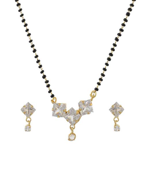 gold metal mangalsutra - 17374424 - Standard Image - 1