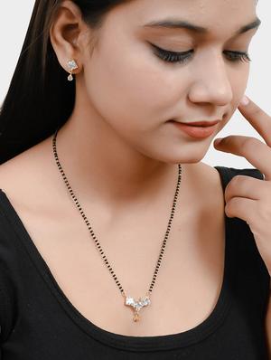 gold metal mangalsutra - 17374424 - Standard Image - 6