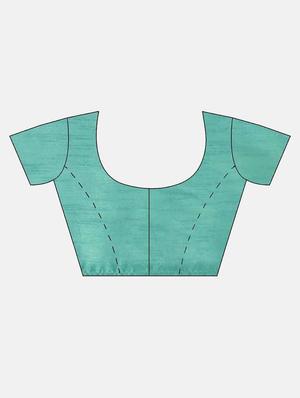 fringes detailed printed saree with blouse - 17374475 - Standard Image - 3