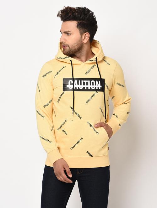 yellow printed sweatshirt - 17374536 - Standard Image - 1