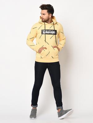 yellow printed sweatshirt - 17374536 - Standard Image - 5