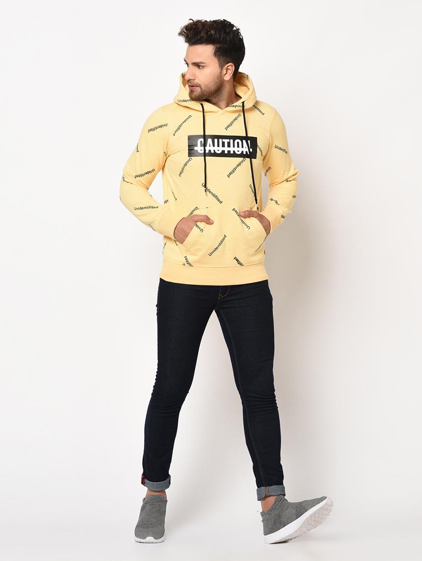 yellow printed sweatshirt - 17374536 - Zoom Image - 5