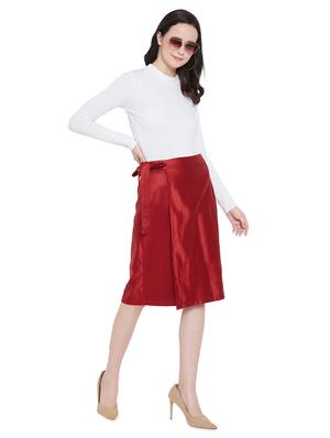 tie front a-line skirt - 17374547 - Standard Image - 4