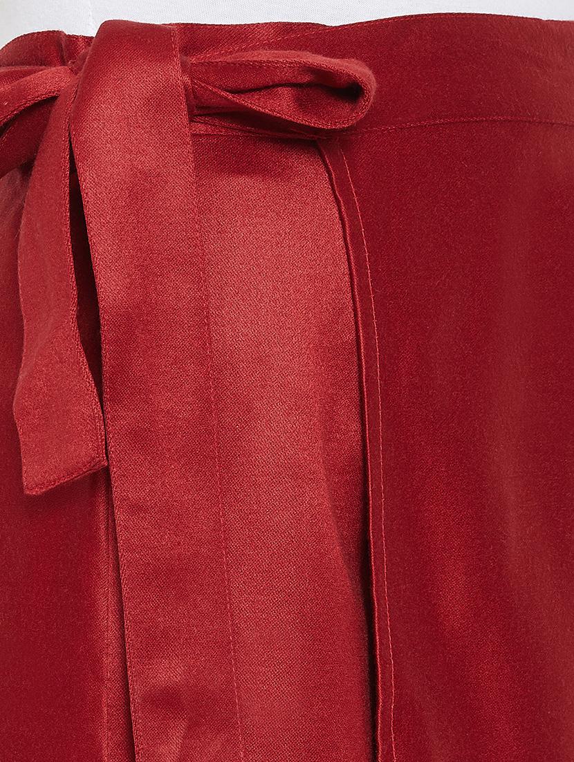 tie front a-line skirt - 17374547 - Zoom Image - 5