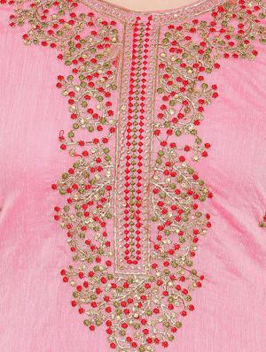 embroidered unstitched suit - 17374697 - Standard Image - 5