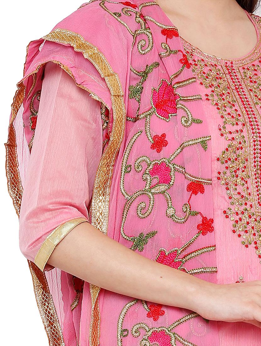 embroidered unstitched suit - 17374697 - Zoom Image - 4